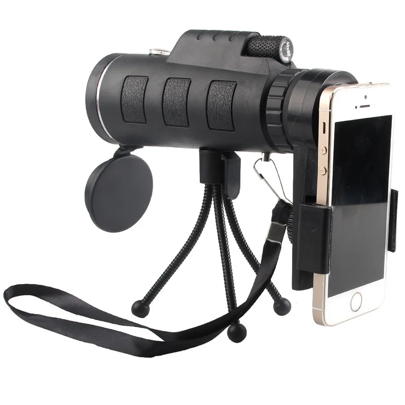 40X60 Monocular Telescope HD Mini Monocular Outdoor Hunting Camping Scopes With Compass Phone Clip Tripod
40X60 Monocular Telescope HD Mini Monocular Outdoor Hunting Camping Scopes With Compass Phone Clip Tripod
