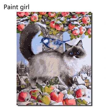 PAINT GIRL Painting By Numbers DIY Animal kitten Coloring By Number Room Wall Art Unframed Oil Paint For Adults Home Decoration
PAINT GIRL Painting By Numbers DIY Animal kitten Coloring By Number Room Wall Art Unframed Oil Paint For Adults Home Decoration
