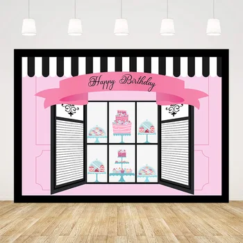 Happy birthday ice cream pink girl Dessert shop party decoration backdrop for photography newborn kids cakes photo backgrounds
Happy birthday ice cream pink girl Dessert shop party decoration backdrop for photography newborn kids cakes photo backgrounds