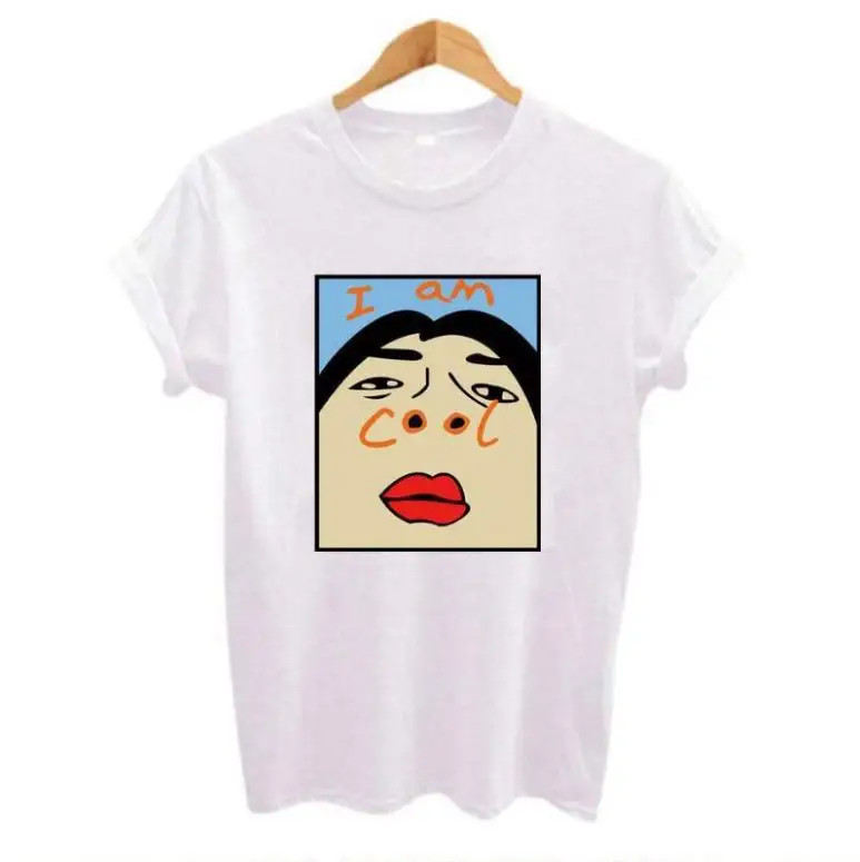 Fashion Women Summer Short Sleeve Popular Loose Pullover Tops 2019 NEW Funny Letter Print T-Shirt 
Fashion Women Summer Short Sleeve Popular Loose Pullover Tops 2019 NEW Funny Letter Print T-Shirt