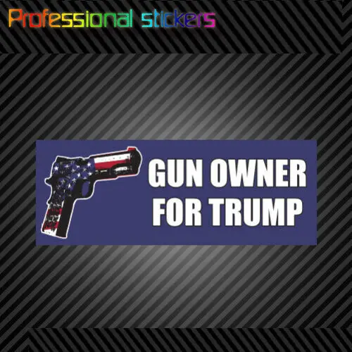 Владелец пистолета для Трампа наклейка на бампер высеченный винил право замену