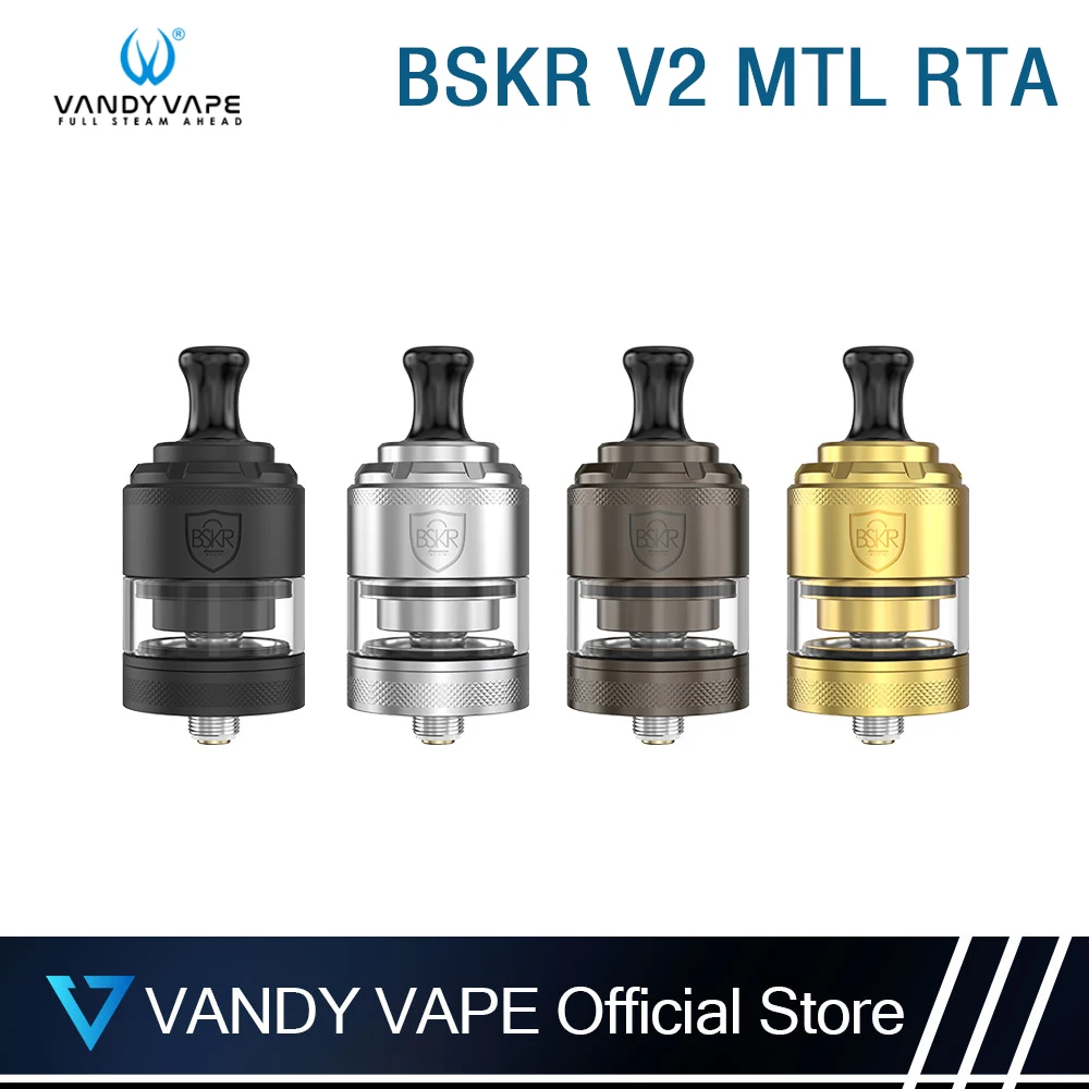 Оригинальный испаритель Vandy Vape BSKR V2 MTL RTA емкость 3 мл бак для электронной сигареты