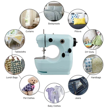 Mini Sewing Machine for Kids Beginners DIY Sewing Tools Adjustable 2-Speed with Foot Pedal Portable Electric Sewing Machines
Mini Sewing Machine for Kids Beginners DIY Sewing Tools Adjustable 2-Speed with Foot Pedal Portable Electric Sewing Machines