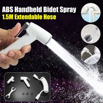 No Punching Squatting Toilet Cleaning Spray Head Multifunctional Toilet Spray Tool Bidet Flushing Nozzle Pet Bath Wash Tool
No Punching Squatting Toilet Cleaning Spray Head Multifunctional Toilet Spray Tool Bidet Flushing Nozzle Pet Bath Wash Tool
