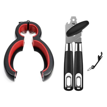 Multifunction Portable Bottle Opener 6 In1 Stainless Steel Manual Opener & Can Opener Manual, 3-In-1 Tin Opener 
Multifunction Portable Bottle Opener 6 In1 Stainless Steel Manual Opener & Can Opener Manual, 3-In-1 Tin Opener