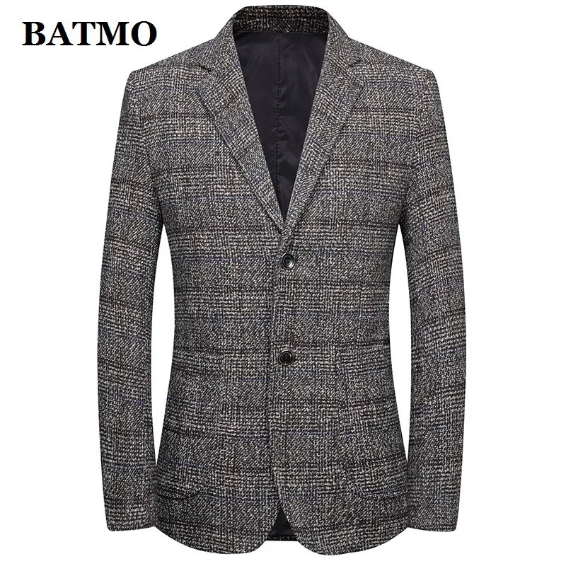 BATMO 2019 new arrival autumn high quality plaid casual blazer men,men's casual plaid jackets,801-802 
BATMO 2019 new arrival autumn high quality plaid casual blazer men,men's casual plaid jackets,801-802