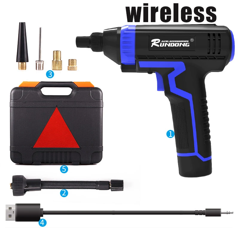 Portable Auto Air Compressor Pump Motorcycle Car Tire Inflatable Toys Inflator
Portable Auto Air Compressor Pump Motorcycle Car Tire Inflatable Toys Inflator