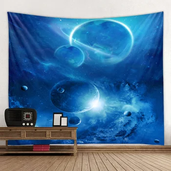 Blue starry sky and moon view, polyester printing, tapestry, scene decoration drape, multiple sizes available
Blue starry sky and moon view, polyester printing, tapestry, scene decoration drape, multiple sizes available