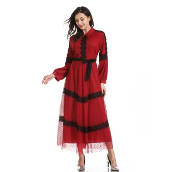 Red Lace Vestidos Abaya Dubai Muslim Maxi Dress Turkey Caftan Elbise Kaftan Ramadan Arabic Islamic Eid Hijab Dresses Robe Femme
Red Lace Vestidos Abaya Dubai Muslim Maxi Dress Turkey Caftan Elbise Kaftan Ramadan Arabic Islamic Eid Hijab Dresses Robe Femme