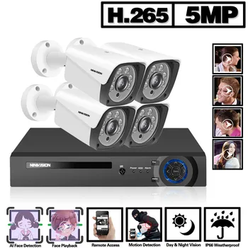 CCTV Camera Security System Kit Outdoor CCTV Video Surveillance Cameras 4ch NVR Ip Monitoring Camera System Home POE Xmeye 5mp
CCTV Camera Security System Kit Outdoor CCTV Video Surveillance Cameras 4ch NVR Ip Monitoring Camera System Home POE Xmeye 5mp