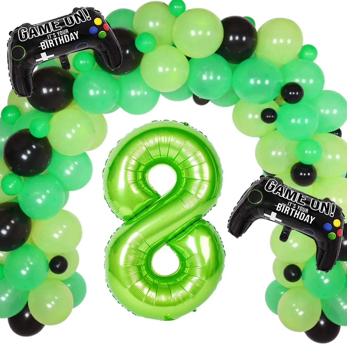 Video Game Birthday Party Decoration Balloon Garland Kit Game Controller Balloon for For Boys Eight 8 Year Old Birthday Supplies
Video Game Birthday Party Decoration Balloon Garland Kit Game Controller Balloon for For Boys Eight 8 Year Old Birthday Supplies