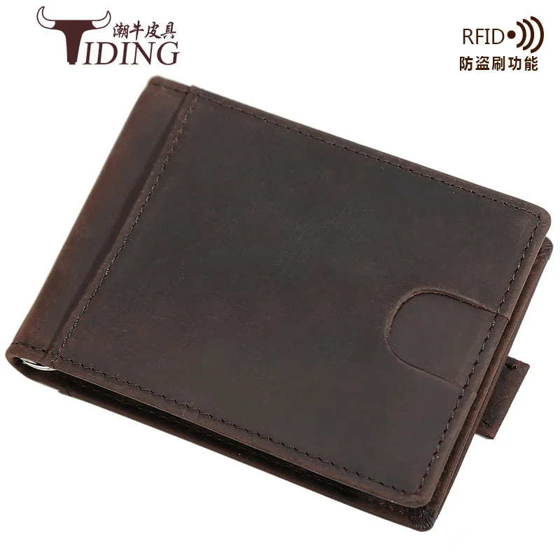Tiding New Products Horse Leather Retro US Dollar Wallet Japanese Style Multi-functional Pulling Wallet Anti-RFID MEN'S Wallet C
Tiding New Products Horse Leather Retro US Dollar Wallet Japanese Style Multi-functional Pulling Wallet Anti-RFID MEN'S Wallet C