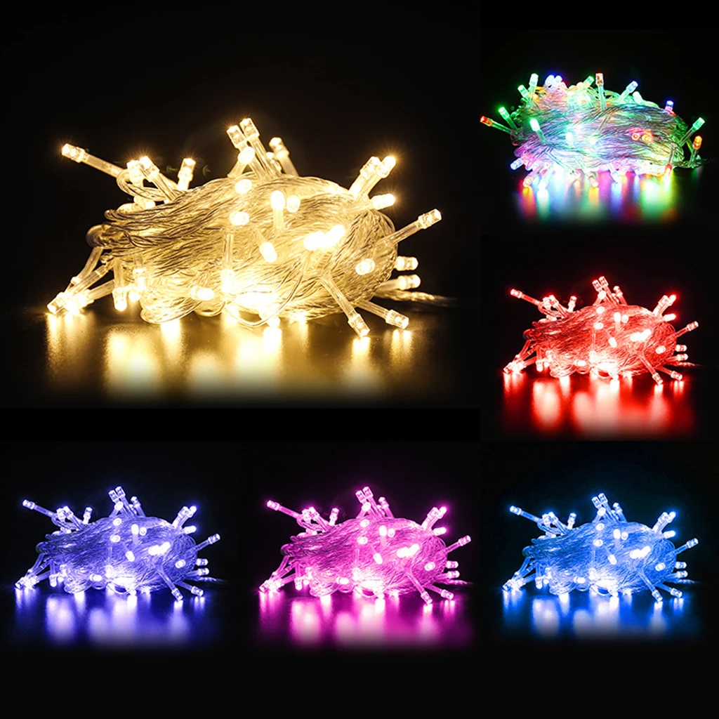 2pc10m 100 Led String Lights Street Garland Light Christmas Decor Outdoor Holiday Lighting US Plug Powered By Battery Batter USB
2pc10m 100 Led String Lights Street Garland Light Christmas Decor Outdoor Holiday Lighting US Plug Powered By Battery Batter USB