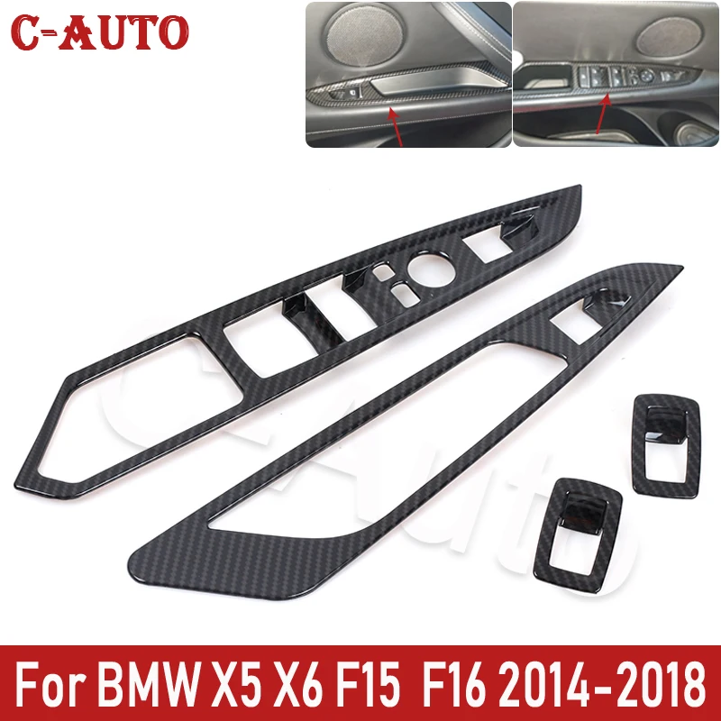 C-Auto 4pcs Carbon Fiber Car Window Button Armrest Window Switch Cover Trim For BMW X5 F15 2014-2018 X6 F16 2015-2018
C-Auto 4pcs Carbon Fiber Car Window Button Armrest Window Switch Cover Trim For BMW X5 F15 2014-2018 X6 F16 2015-2018