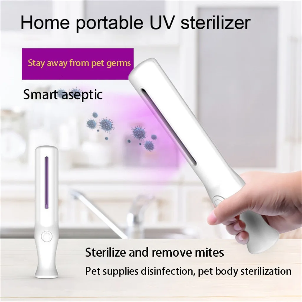 Portable Led Sterilize Uv-c Light Germicidal Uv Lamp Home Handheld Disinfection Portable For Wand Home Hotel Cleaning Tool
Portable Led Sterilize Uv-c Light Germicidal Uv Lamp Home Handheld Disinfection Portable For Wand Home Hotel Cleaning Tool