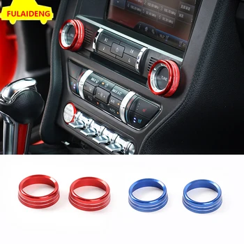 2PCS For Ford Mustang 2015-2018 Aluminum alloy Air Condition Knobs Button Ring Cover Trim Car Styling Accessories 
2PCS For Ford Mustang 2015-2018 Aluminum alloy Air Condition Knobs Button Ring Cover Trim Car Styling Accessories