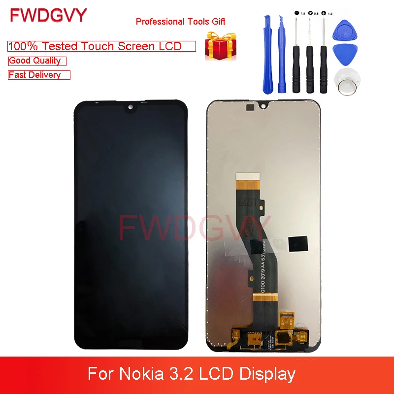 6.26" For Nokia 3.2 LCD Display Touch Screen Digitizer Glass Assembly Replacement For Nokia 3.2 TA-1156 TA-1159 TA-1164 Lcds
6.26" For Nokia 3.2 LCD Display Touch Screen Digitizer Glass Assembly Replacement For Nokia 3.2 TA-1156 TA-1159 TA-1164 Lcds