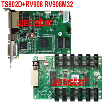 TS802D TS802+RV908 RV908M32 LED Receiving Card Full Color LED control system P2 P2.5 P8 LED display controller 2pcs/lot
TS802D TS802+RV908 RV908M32 LED Receiving Card Full Color LED control system P2 P2.5 P8 LED display controller 2pcs/lot