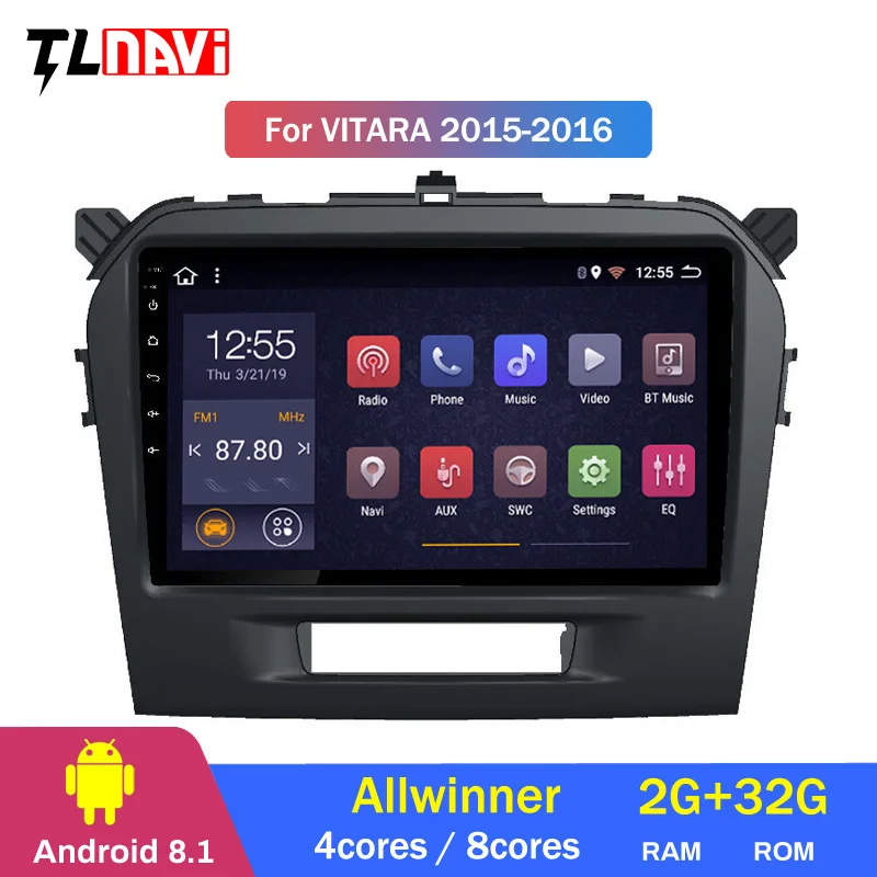IPS 2.5D Android 8.1 for Suzuki Vitara 2015-2019 Car radio Multimedia Player GPS navigation autoradio stereo CAR DVD player
IPS 2.5D Android 8.1 for Suzuki Vitara 2015-2019 Car radio Multimedia Player GPS navigation autoradio stereo CAR DVD player