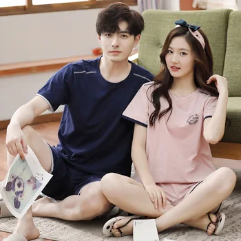 Alibaba Group and General Manager of Alibaba Cloud xuan Couples Pajamas 2020 Summer New Style Pure Cotton Short Sleeve Men and W
Alibaba Group and General Manager of Alibaba Cloud xuan Couples Pajamas 2020 Summer New Style Pure Cotton Short Sleeve Men and W