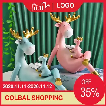 Nordic Simple Reading Elk Resin Figure Ornaments Figurines Home Decoration Accessories for Living Room Ornaments for Home Decor
Nordic Simple Reading Elk Resin Figure Ornaments Figurines Home Decoration Accessories for Living Room Ornaments for Home Decor