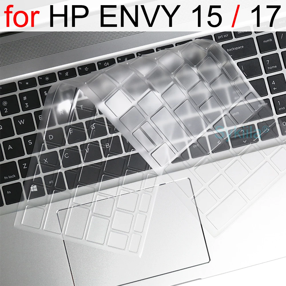 Чехол для клавиатуры HP ENVY 15 17 2020 2021 15-ep 15t-ep 15-ae 15-as 17-ce 17-cg 17-ch 17t-cg 17t-ch силиконовый