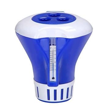 Dosing Float Chlorinator Tablets with Thermometer for Swimming Pool Water Quality Outdoor Hot Tubs Accessories Cleaning Tools WW
Dosing Float Chlorinator Tablets with Thermometer for Swimming Pool Water Quality Outdoor Hot Tubs Accessories Cleaning Tools WW