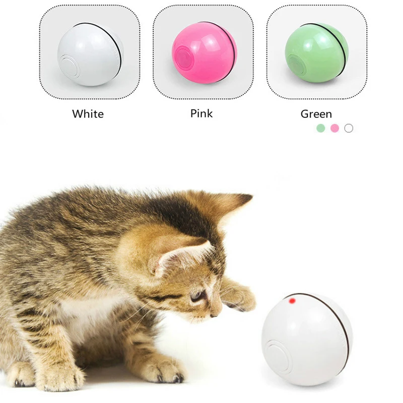 Smart Interactive Cat Toy 360 Degree Self Rotating Ball Nontoxic Cat Toys Pet Kitten Game Led Light USB Charging Pets Toys
Smart Interactive Cat Toy 360 Degree Self Rotating Ball Nontoxic Cat Toys Pet Kitten Game Led Light USB Charging Pets Toys