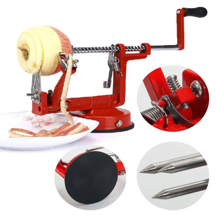 Stainless Steel 3 in 1 Apple Peeler Fruit Peeler Slicing Machine / Apple Fruit Machine Peeled Tool Creative Home Kitchen
Stainless Steel 3 in 1 Apple Peeler Fruit Peeler Slicing Machine / Apple Fruit Machine Peeled Tool Creative Home Kitchen