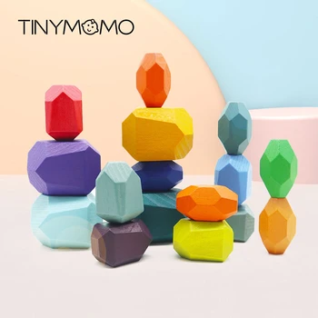 Children's Wooden Colored Stone Jenga Building Block Educational Toy Creative Nordic Style Stacking Game Rainbow Wooden Toy Gift
Children's Wooden Colored Stone Jenga Building Block Educational Toy Creative Nordic Style Stacking Game Rainbow Wooden Toy Gift