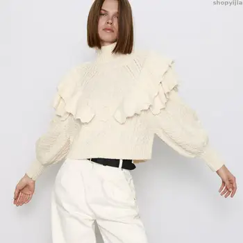 New female elegant bubble sleeve sweater women solid turtleneck sweater women fashion cascade ruffle sweater
New female elegant bubble sleeve sweater women solid turtleneck sweater women fashion cascade ruffle sweater