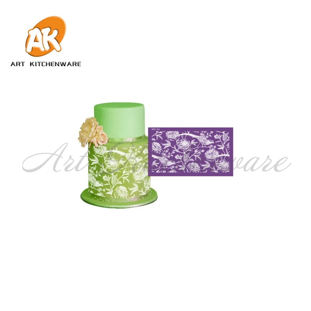 Oriole Bird & Flower Mesh Stencil Cake Stencil Wedding Cake Decorating Tools Soft Fabric Stencils for Fondant Cake Mold Bakery
Oriole Bird & Flower Mesh Stencil Cake Stencil Wedding Cake Decorating Tools Soft Fabric Stencils for Fondant Cake Mold Bakery