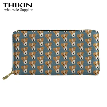 THIKIN Cartoon Jack Russell Terrier Print Female Zipper Clutch Coin Purse Ladies Wristlet Wallets Long Leather Wallet Wholesale
THIKIN Cartoon Jack Russell Terrier Print Female Zipper Clutch Coin Purse Ladies Wristlet Wallets Long Leather Wallet Wholesale