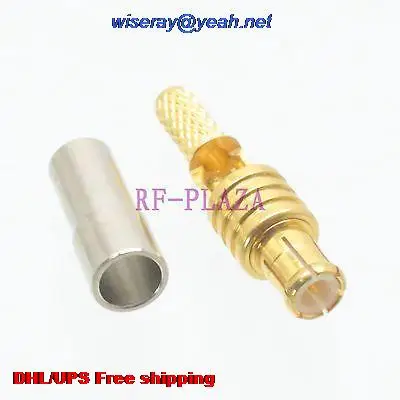 DHL/EMS 200pcs Connector MCX male plug window crimp RG174 RG316 LMR100 cable Straight -A3
DHL/EMS 200pcs Connector MCX male plug window crimp RG174 RG316 LMR100 cable Straight -A3