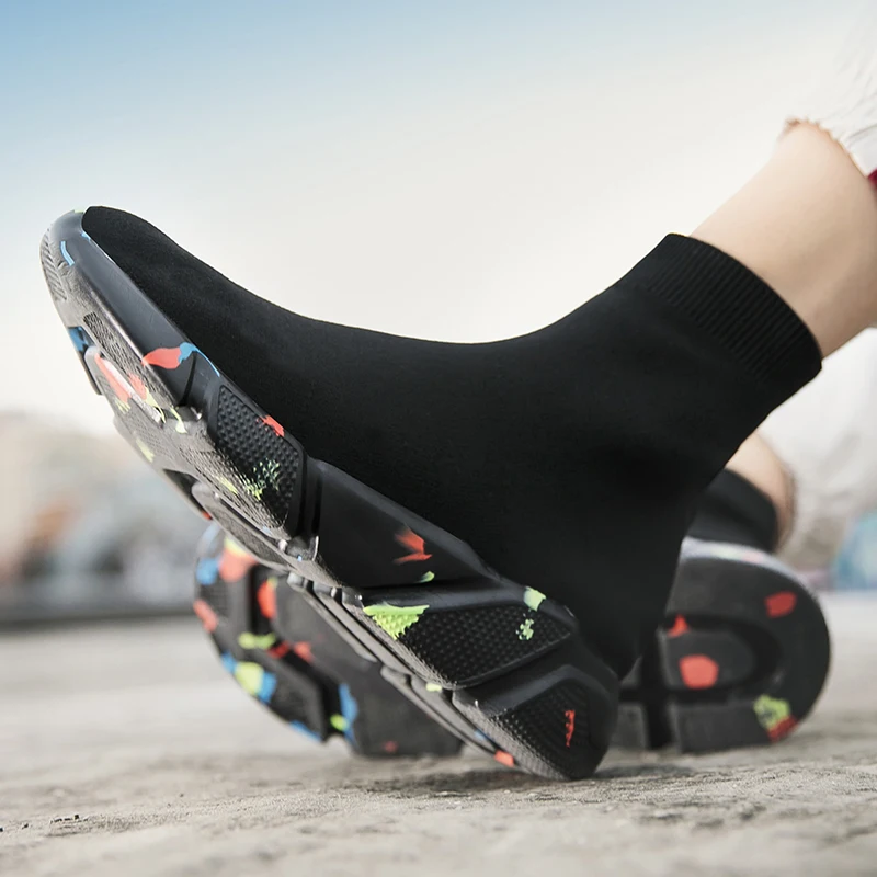 Sock Sneakers Women High Quality Designers Shoes Women Lightweight Comfortable Ladies High Tops Breathable Socks Shoes Casual
Sock Sneakers Women High Quality Designers Shoes Women Lightweight Comfortable Ladies High Tops Breathable Socks Shoes Casual