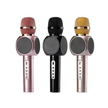 Professional Bluetooth Wireless Microphone Karaoke Speaker KTV Music Player Singing Recorder Handheld Microphone Mic 1800Mah
Professional Bluetooth Wireless Microphone Karaoke Speaker KTV Music Player Singing Recorder Handheld Microphone Mic 1800Mah