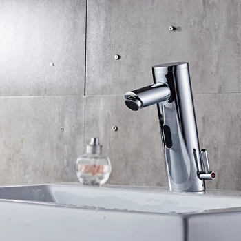 Automatic Infrared Sensor Bathroom Smart Touchless Sink Faucet Basin Water Tap Deck Single Handle Deck Mounted for Kitchen Bath
Automatic Infrared Sensor Bathroom Smart Touchless Sink Faucet Basin Water Tap Deck Single Handle Deck Mounted for Kitchen Bath
