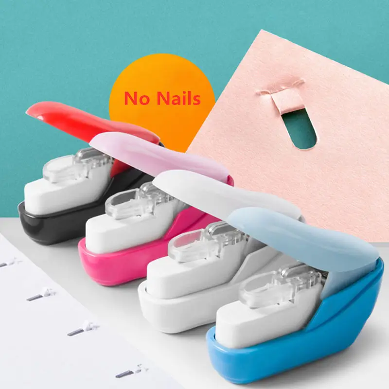 Stapler Without Staples Mini Cute Book Stapler No Staples No Nails Stapling Machine Stapleless Stapler Paper Stapler
Stapler Without Staples Mini Cute Book Stapler No Staples No Nails Stapling Machine Stapleless Stapler Paper Stapler