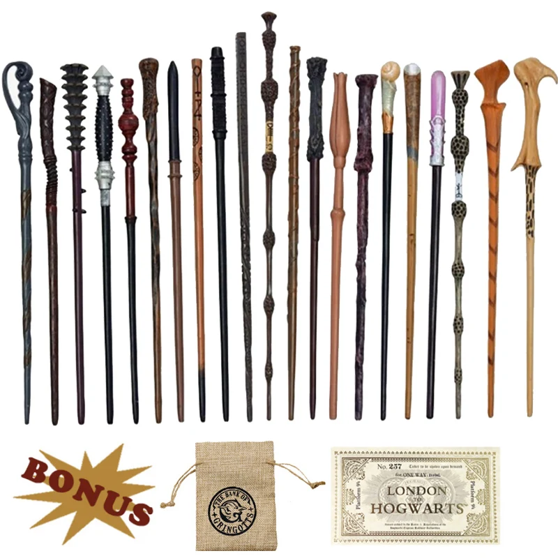 New 27 Kinds of Metal Core Potters Magic Wands Cosplay Hermione Ron Magical Wand Harried Coin Bag Ticket As Bonus Without Box
New 27 Kinds of Metal Core Potters Magic Wands Cosplay Hermione Ron Magical Wand Harried Coin Bag Ticket As Bonus Without Box