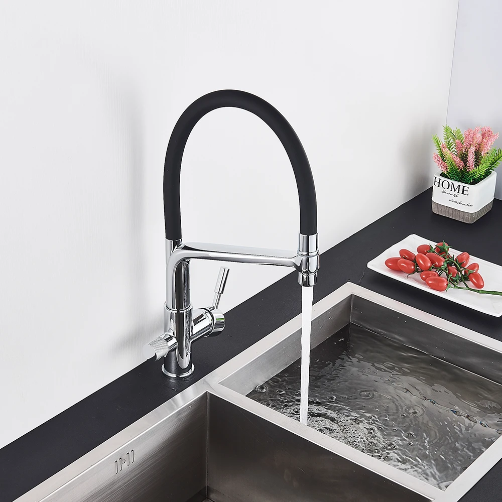 Black water filter taps mixer kitchen taps kitchen faucet mixer sink faucets kitchen mixer filter tap water purifier tap