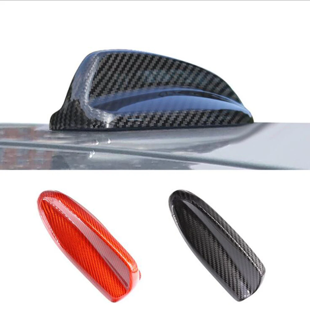 

For Volvo XC60 XC90 S90 V90 V60 XC40 Accessories Real Carbon Fiber Car Shark Fin Antenna Cover Trim Aerial Decoration Styling