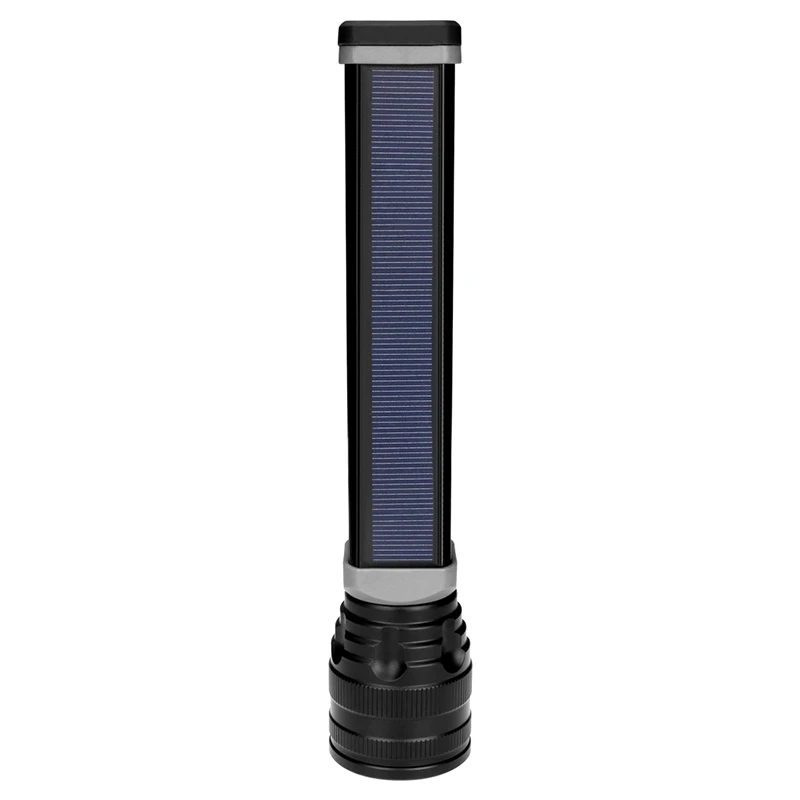 Solar/Usb Powered Flashlight Rechargeable Solar Flashlights 18650 Torch For Outdoor Camping Mobile Power Bank Built-In Battery
Solar/Usb Powered Flashlight Rechargeable Solar Flashlights 18650 Torch For Outdoor Camping Mobile Power Bank Built-In Battery