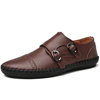 Genuine Leather Men Flat Casual Shoes Comfortable Luxury Man Walking Sneakers Brown Coffee Big Size Male Fashion Shoes
Genuine Leather Men Flat Casual Shoes Comfortable Luxury Man Walking Sneakers Brown Coffee Big Size Male Fashion Shoes