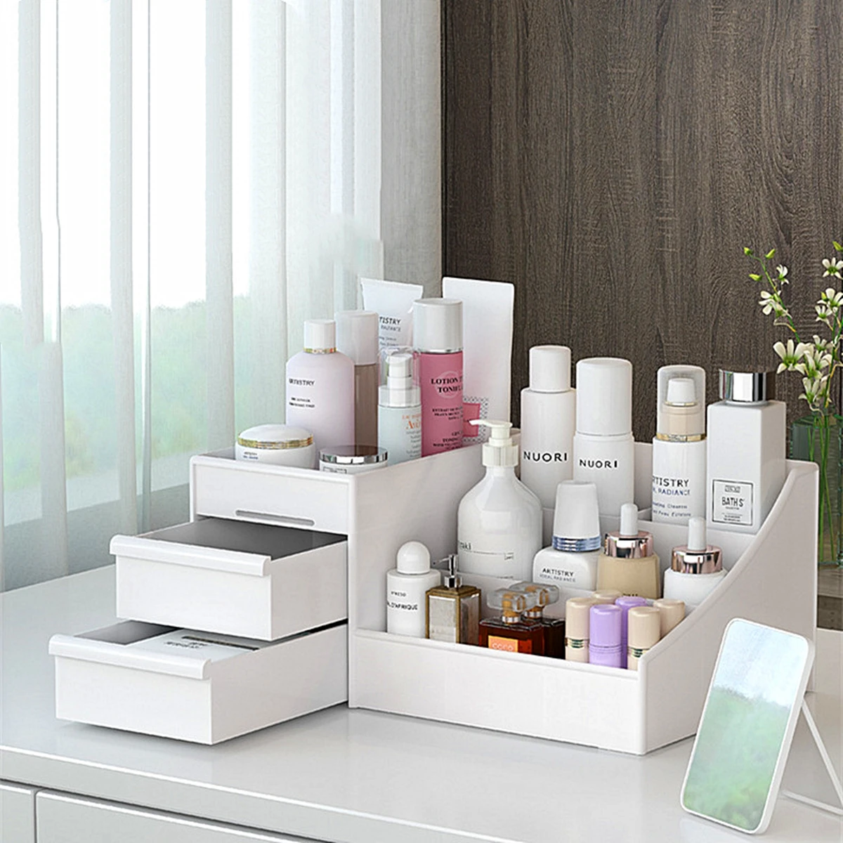 Plastic Cosmetic Storage Box Drawer Organizer Drawer Divider Makeup Jewelry Organizer Rangement Cuisine Home Storage Drawers
Plastic Cosmetic Storage Box Drawer Organizer Drawer Divider Makeup Jewelry Organizer Rangement Cuisine Home Storage Drawers