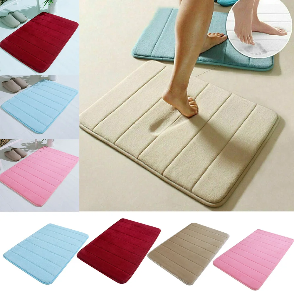 Soft Memory Foam Bath Mat Non Slip Floor Shower Rug Absorbent for Bathroom Bedroom SLC88
Soft Memory Foam Bath Mat Non Slip Floor Shower Rug Absorbent for Bathroom Bedroom SLC88