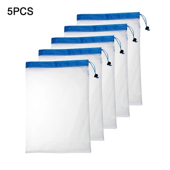5pcs Washable Vegetable Drawstring Kitchen Fruit Household Shopping Lightweight Reusable Portable Mesh Bags
5pcs Washable Vegetable Drawstring Kitchen Fruit Household Shopping Lightweight Reusable Portable Mesh Bags