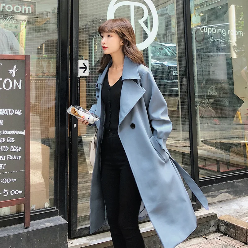 Trench Coat Women's Mid-length 2018 Autumn New Style Korean-style Slim Fit Slimming Elegant Waist Hugging over-the-Knee Coat Wom
Trench Coat Women's Mid-length 2018 Autumn New Style Korean-style Slim Fit Slimming Elegant Waist Hugging over-the-Knee Coat Wom