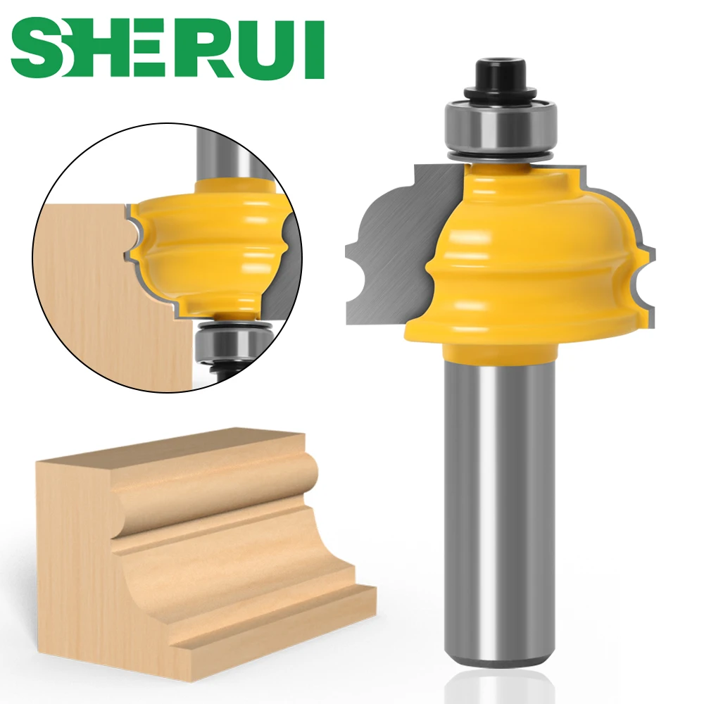 1PC Architectural Molding Router Bit - 1/2" Shank Line knife Woodworking cutter Tenon Cutter for Woodworking Tools 
1PC Architectural Molding Router Bit - 1/2" Shank Line knife Woodworking cutter Tenon Cutter for Woodworking Tools