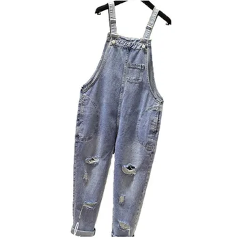 Jeans woman spring denim high waist overalls jeans plus size casual mom jeans women clothes Streetwear Fat MM Jumpsuit Rompers
Jeans woman spring denim high waist overalls jeans plus size casual mom jeans women clothes Streetwear Fat MM Jumpsuit Rompers