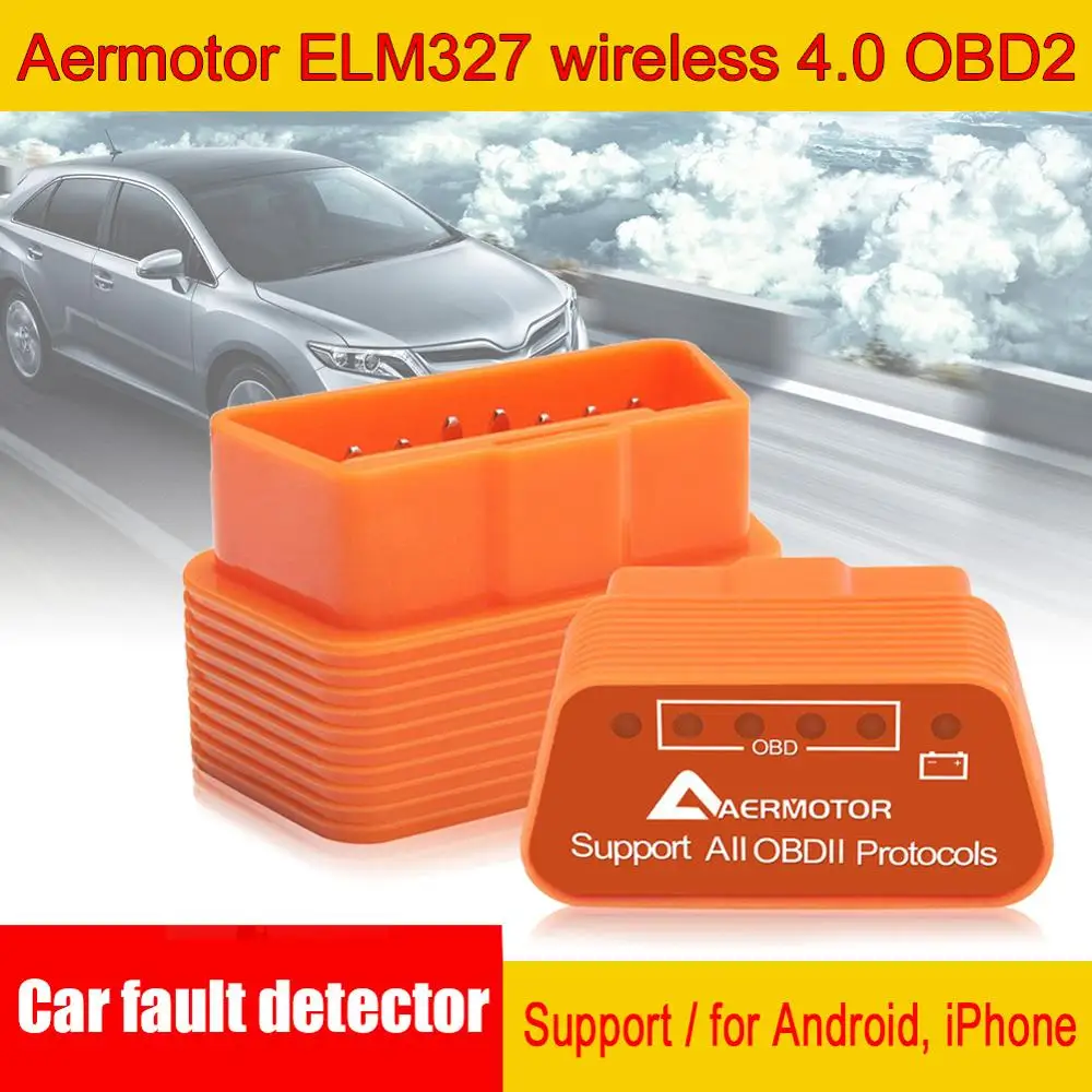 Hot Aermotor ELM327 WIFI OBD2 Support Android Car Fault Detector Suitable for Android & Apple Wholesale Quick delivery CSV 
Hot Aermotor ELM327 WIFI OBD2 Support Android Car Fault Detector Suitable for Android & Apple Wholesale Quick delivery CSV